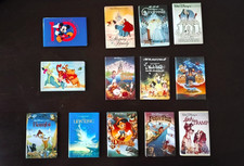 Vintage 90s Disney ATA-BOY Magnet Lot 13 Mickey Princess Pooh Lion King Aladdin picture