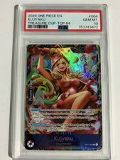 2025 One Piece EN Treasure Cup Top 64 #004 Kujyaku PSA 10 picture