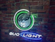 CoCo Philadelphia Eagles Bvd Light 75th Anniversity Beer Neon Sign Light 24