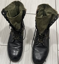 Vintage Vietnam War US Army Jungle Boots 10R Ro-Search Panama Sole Combat GI picture