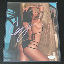 Cora Jade Signed Autographed Model Photo Glossy Print - Covered/Clothed picture