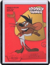 2024 Fleer Retro Looney Tunes Metal Universe PMG Red 36/100 Speedy Gonzales picture