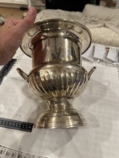 Vintage Medici-Shaped Champagne Bucket in Silver-Plated Metal, 1980s picture