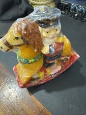 Vintage Santa on Rocking Horse Candle New in Packaging 5