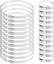 24PCS CV Boot Clamp,Car Accessories Heavy Duty Stainless Steel Universal Adju... picture