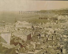 1917 Press Photo Town and harbor of Trieste, Italy. - kfz11143 picture