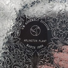 Vintage GM Auto Division Arlington Plant Award March 1966 12