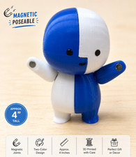 Lil Finder Guy – Magnetic Poseable Mini Figure | 3D Printed Desk Toy | Cute Art picture
