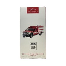 2024 Hallmark 2011 FORD F-550 Fire Engine Ornament - 22nd Fire Brigade Series picture