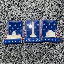 Washington D.C. Memorial Ornament Monument, Jefferson, Capital NEW In Box (54) picture