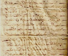 1640 Parchment Accord following lawsuit for a hedge in Meulers family DUPRÉ picture