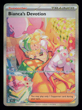 Pokémon TCG Bianca's Devotion 209/162 Secret Rare Full Art Holo SV05 NM picture