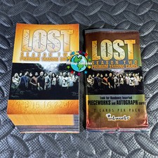 LOST SEASON TWO COMPLETE 90-TRADING CARD SET WITH WRAPPER TV SHOW 2006 INKWORKS picture