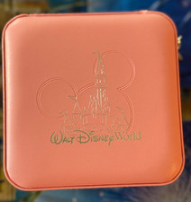 2026 Pandora Walt Disney World Pink Jewelry Box Mickey Mouse Zipper Small NEW picture