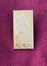 1990 U.S. Olympic Festival Tie Tack Xerox Gold Patron Twin Cities Gold Tone picture