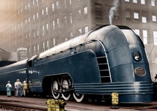 1930s NEW YORK STREAMLINER Dramatic PHOTO (177-V) picture
