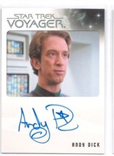 Star Trek Voyager Quotable autograph card Andy Dick picture