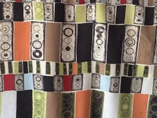 Vintage 1950s  Mid Century Jaqueline Groag Traffic Lights Fabric picture