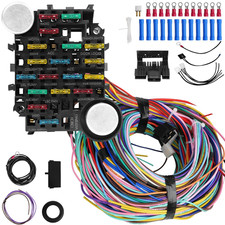 Universal 21 Circuit Wiring Harness Kit, Universal Extra Long Wire 21 Circuit Wi picture