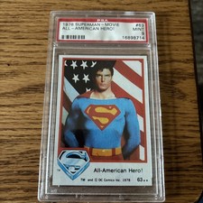 1978 TOPPS SUPERMAN THE MOVIE PSA 9 MINT #63 ALL AMERICAN HERO LOW POP 11 picture