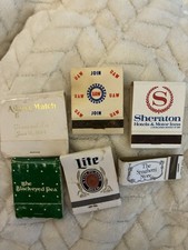 Vintage Match Books The Spaghetti Store, Miller Lite, Sheraton Motor Inn picture