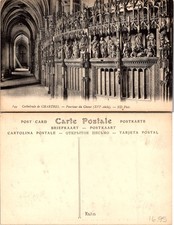 Paris France Cathedrale de Chartres Pourtour du Choeur XVI Siecle Postcard 73449 picture