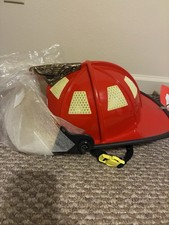 Vintage Cairns Fireman’s Helmet New Sealed Never Used  In Packaging  Made In USA picture