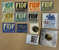 IDF FIDF Saluting Israel Military Army Zahal Set Of 10 Pins Collection Soldier picture