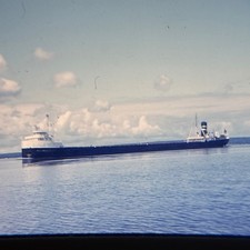 Orig 1964 Slide Great Lakes Freighter Bulk Carrier Ship Maritime A14 picture