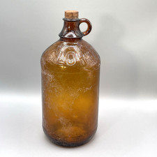 Vtg 1960's Clorox Amber Glass Brown Jug Bottle Embossed Plastic Cap - Lake Find picture