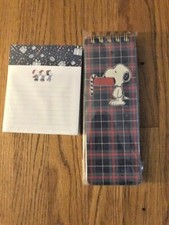 NIP TWO CHRISTMAS PEANUTS GRAPHIQUE NOTE PADS picture