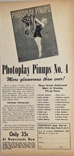 1954 Magazine Advertisement for Photoplay Mag Pinups No. 4 Marilyn Monroe picture