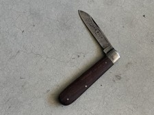 Vintage Fiske Knife O. Feres Solingen Germany Folding Pocket Knife Wood Handle picture