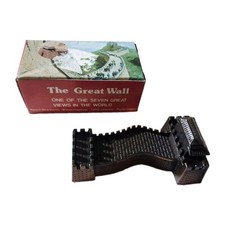 Vintage Rare The Great Wall  Of China Metal Pencil Sharpener Souvenir With Box  picture
