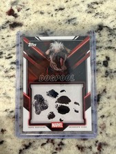 2025 Topps Chrome Deadpool Peggy The Dog as DOGPOOL PERF Pawtograph ON CARD Auto picture