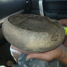 Native American Handmade Pottery Lot - Bowl and Jar - Ownership History N/A picture