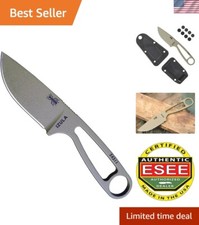 Izula Fixed Blade Knife w/Molded Polymer Sheath and Clip Plate picture