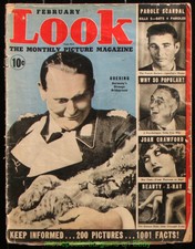 LOOK MAGAZINE NORMA SHEARER JOAN CRAWFORD Cover March 28,1939 picture