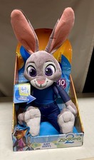 Disney Zootopia Judy Hopps Plush Toy - Try Me - 10 Sounds & Phrases 14” In New picture