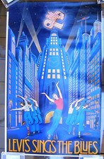 Levi'a Jeans Poster, 1970's: Levi's Sings the Blues, art by Gomez picture