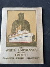 1927 Canadian Pacific White Empresses Steamships 26-Page Travel Brochure picture