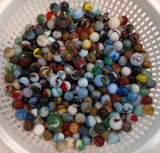 Vintage Jabo Marbles- Lot Of 40 Marbles - Many Colors, Swirls picture