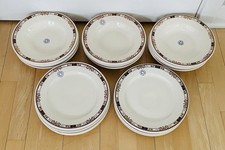 Vintage 40s Antique Judaica Star Of David Restaurant Ware China Plates Bowls 20p picture