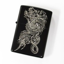 Zippo Ryu ga Gotoku 8 Kazuma Kiryu Like a Dragon Matte Black Silver Japan Yakuza picture