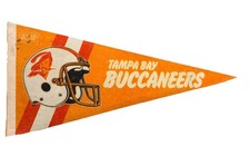Vintage Tampa Bay Buccaneers Pennant Bucco Bruce Logo 1970s 1980s NFL picture