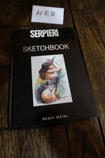 Serpieri Sketchbook Heavy Metal Erotica 1995 Paolo Serpieri Hardcover Book#85-16 picture