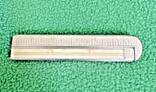 Vintage Stanley No. 40 German Silver And Bone Four-Fold 12
