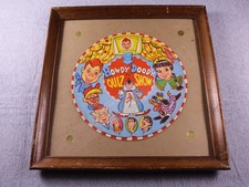 Vintage 1950s Howdy Doody Quiz Show Collectible clock-style game spinner  picture