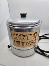 Vintage 1963 West Bend 5007E Hot Fudge, Warmer Soda Fountain, Tested Works picture