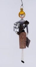 Soffieria De Carlini Neiman Marcus Blonde Fashion Lady Boucle Skirt Ornament Ita picture